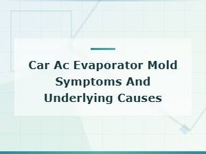 Car Ac Evaporator Mold Symptoms and Underlying Causes